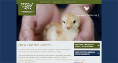 Desktop Screenshot of cagefreeca.com