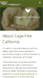 Mobile Screenshot of cagefreeca.com